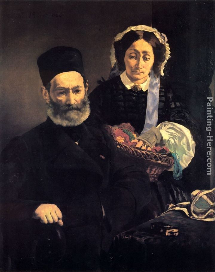Eduard Manet M. and Mme Auguste Manet